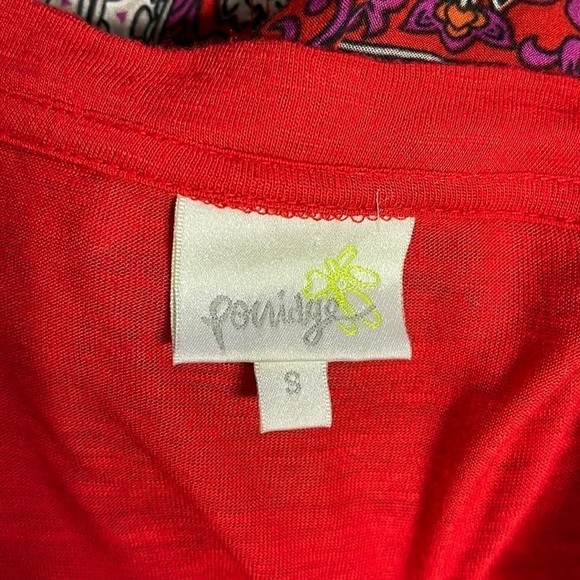 Anthropologie Porridge Red Bandana Backstory Tee - Picture 4 of 4